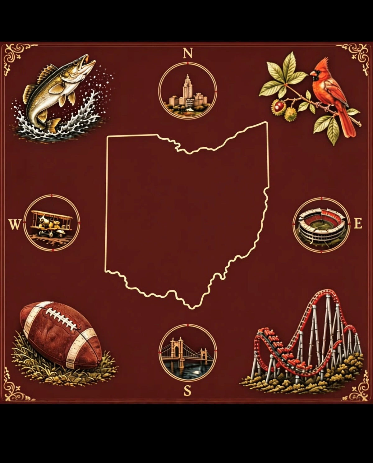PRESALE Ohio Mahjong Mat